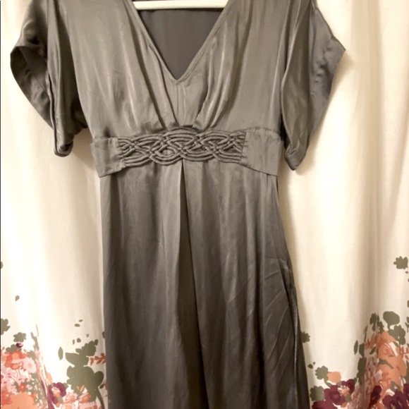 Ted Baker Silk Pewter dress size 2 - Picture 6 of 6